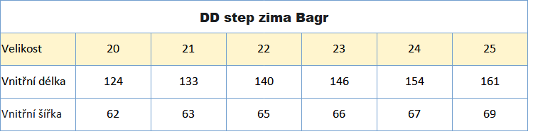 DD step bagr zima